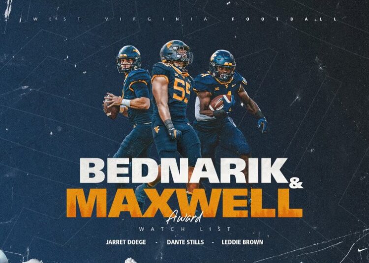 WVU leads the Maxwell Award Watchlist