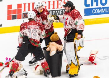 Nailers Collect Over 1,000 Stuffed Animals for Salvation Army