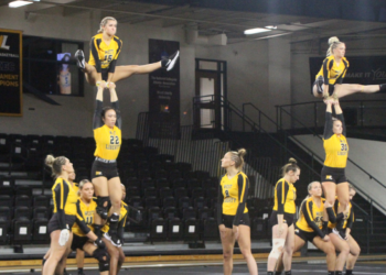 No. 15 Acrobatics & Tumbling Improves Scores in All Six Events; Drops Home Opener to No. 2 Gannon