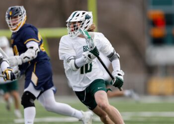 Men’s Lacrosse: Britton’s record setting performance paces Bison in win over Redhawks