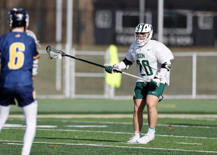 Men’s Lacrosse: Bison win streak extends to five in win over Ravens; Funari breaks caused turnover record