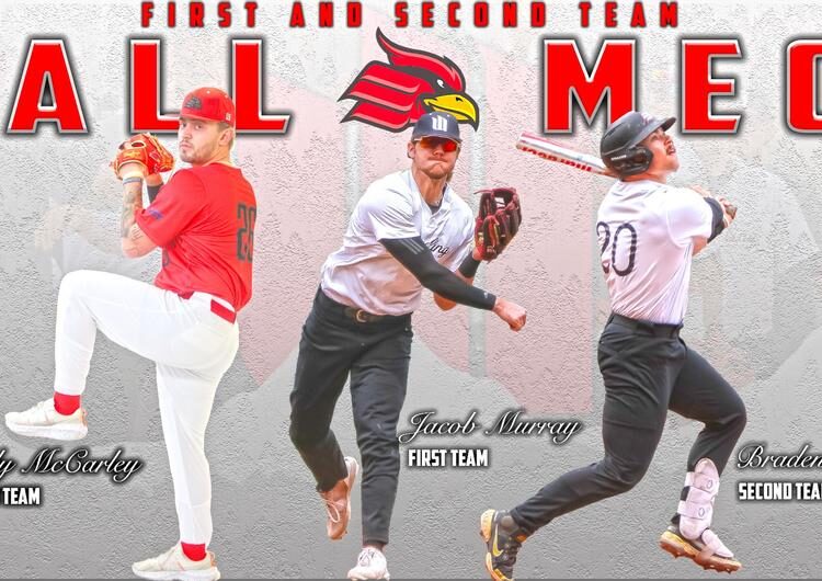 Three Wheeling Baseball Players Named First/Second Team All-MEC