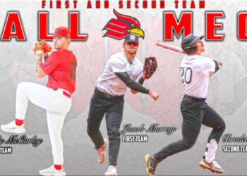 Three Wheeling Baseball Players Named First/Second Team All-MEC